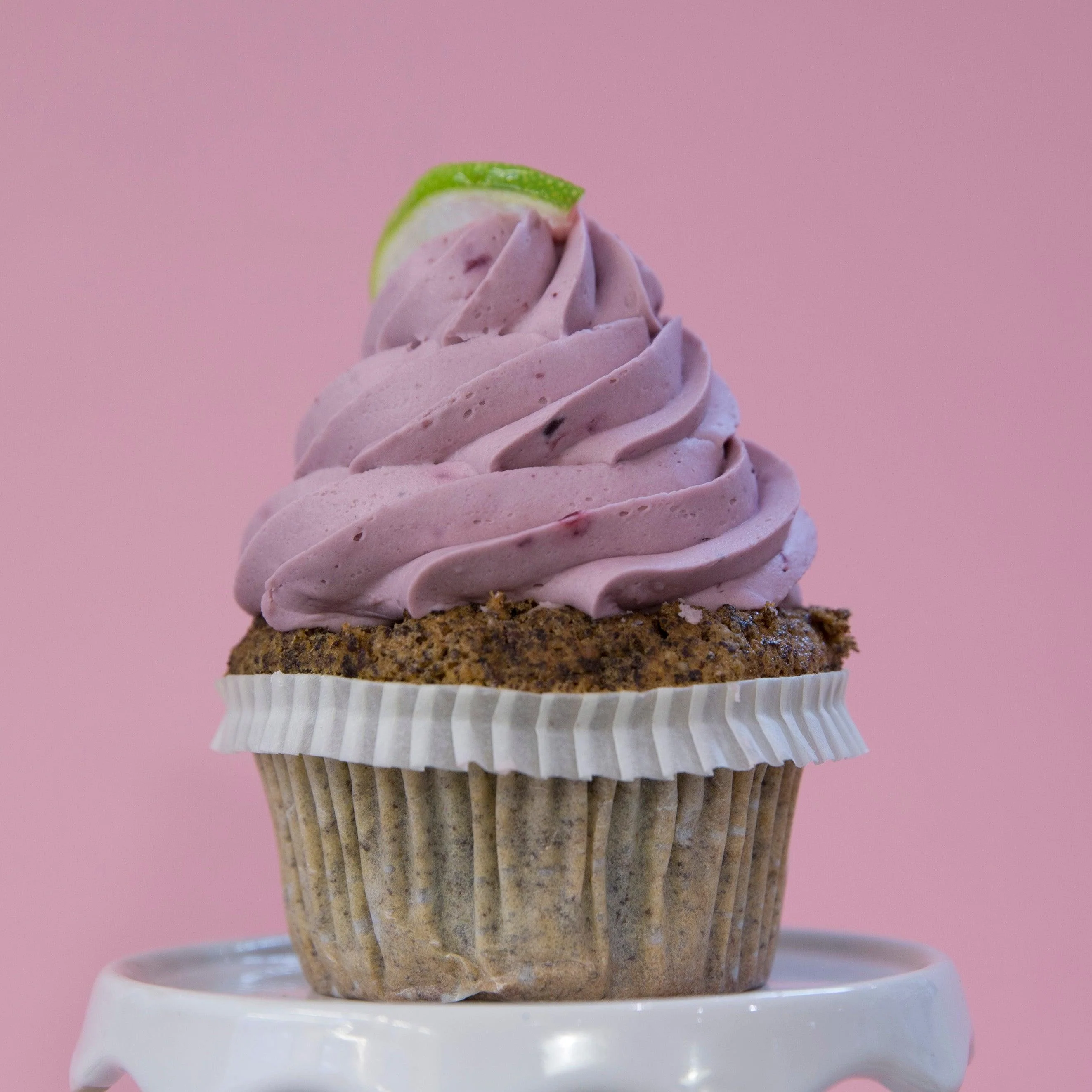 Brombeer-Limettenn Cupcake